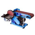 375W Electric Belt & DISC Sander LINISHER Bench TOP Woodwork Plastic Metal Grind