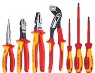 7 Pc Pliers/Screwdriver Tool Set, 1000V, Nylon Pouch