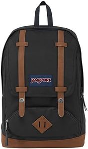 JanSport CORTLANDT Zaino grande, scomparto per laptop 15 inch, Black (Nero)