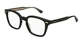 Gucci Vintage Eyeglasses GG0184O 50mm For Men Women - Bundle Ocu-Kit Eyewear Care Packet, Black, 50-21-145