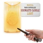 Harry Potter Hogwarts LED Candle with Wand Remote - Officially Licensed Wizarding World Merchandise, Great Hall Battery Powered Candlelight Decor for Themed Events | Paladone