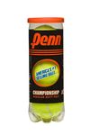 Penn Championship Tennis Balls - Regular Duty Felt Pressurized Tennis Balls - 1 Can, 3 Balls