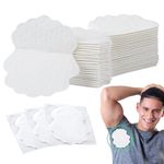 SEPGLITTER 90Pcs Armpit Sweat Pads, Underarm Sweat Pads for Women And Men Large Self Adhesive Cotton Pads Disposable Sweat Absorbing Pads Perspiration Invisible Comfortable Unflavored