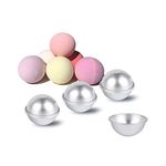 [8 Pieces] Bloss Bath Bomb Mold,DIY Bath Mold Metal Bath Bomb Supplies Kit for Crafting Your Own Fizzles Handmade Spa 4 Set-2.2 Inches
