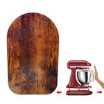 Wooden Sliding Mat for Kitchen aid 4.5/5Qt Stand Mixer with 4 Silicone Kitchen Tools