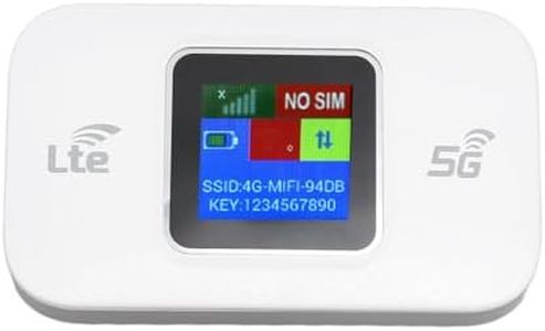4G LTE Pocket WiFi,4G Router with Sim Card Slot,300Mbps High Speed,4G Mobile WiFi Router for Mobile Phone Laptop Tablet