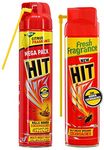 HIT Crawling Insect Killer – Cockroach Killer Spray (700ml) & HIT Flying Insect Killer - Mosquito & Fly Killer Spray (400ml) & Malaria & HIT Spray - Crawling Insect Killer (200ml)