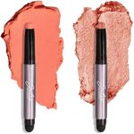 Julep Eyeshadow 101 Duo - Crème-to-Powder Eyeshadow Sticks in Papaya Matte & Tigers Eye Shimmer - Long-Lasting, Easy-to-Apply, Perfect for Creating Versatile Looks - 2pc set