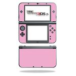 MightySkins Skin Compatible with Nintendo New 3DS XL (2015) - Solid Pink | Protective, Durable, and Unique Vinyl Decal wrap Cover | Easy to Apply, Remove, and Change Styles | Made in The USA