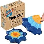 2-Pack Original Monkey Fidget Star Kid Sensory Toys to Help Calm & Focus - 3D Star Shaped Fidget Toys for Stress Relief in Children - Multi-Color Fidget Toy Pack for Mesmerizing Hours of Fun