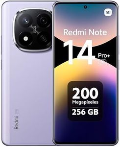 Xiaomi Redmi Note 14 Pro+ Plus 5G + 4G LTE (for Tmobile Mint Tello & Global) (256GB + 8GB) NFC 6.67" 120Hz 200MP Pro AI Camera Model 24115RA8EG Unlocked Dual Sim (Lavender Purple)