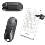 Sycelu K2 RF Remote Control Page Turner for Kindle Paperwhite Accessories Ipad Reading Kobo Surface Comics/Novels iPhone Tablets Android Taking Photos Camera Video Recording Remote (Black)