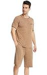 Ueither Men's Short Two-Piece Pyjam