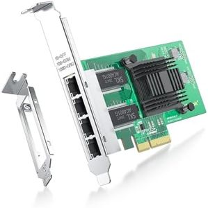 For Intel 82580 Chip 1GbE Converged Network Adapter(NIC) Quad Copper RJ45 Ports PCI Express 2.0 X4 Same as I340-T4/ E1G44HT ipolex