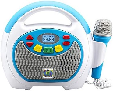 eKids KIDdesigns Mother Goose Club Bluetooth Sing Along Portable MP3 Player Real Mic 24 Songs