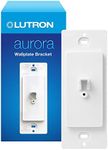 Lutron Aurora Wallplate Bracket For Paddle/Decorator Switch | For use with Aurora Smart Bulb Dimmer | L-AWALL1-WH | White