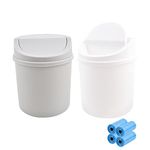 Mini Trash Can With Swing Lid