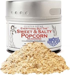 Everything But The Sweet & Salty Popcorn Seasoning | Hand Crafted | All Natural | Non GMO | 3oz (85g) | Gourmet Spice Mix | Small Batch | Artisanal Rub | Seasoning Pack | Magnetic Tin | Gustus Vitae | #232