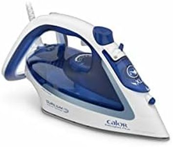 Calor Easygliss Plus Fer à Repasser, 2400 W, Fer Vapeur avec Débit de Vapeur Continu de 45 G/Min, Fonction Pressing de 190G/Min FV5715C0