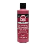 FolkArt Multi-Surface Paint (8 oz), Apple Red