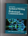 Technical Writing and Professional Communication