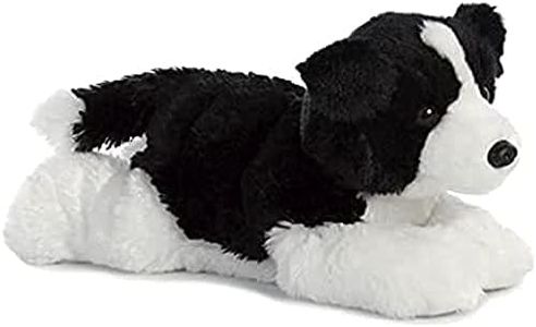 Aurora, 31566, Flopsies Border Collie, 12 Pulgadas, Suave Juguete, Negro y Blanco