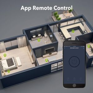 HBN WiFi Smart Plug 4-Pack – Wireless Remote Control Outlets