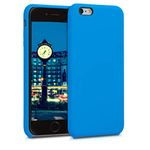 kwmobile Case Compatible with Apple iPhone 6 Plus / 6S Plus Case - TPU Silicone Phone Cover with Soft Finish - Radiant Blue