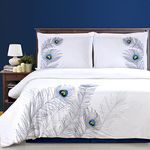 Home City, Bed Linen Set, Silver - Double