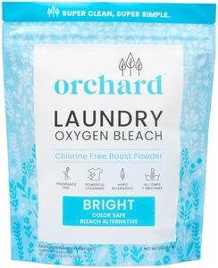 Orchard Oxygen Bleach Powder - Color Safe Stain Remover - Unscented Bleach Alternative - 90 Loads - Hypoallergenic for Sensitive Skin