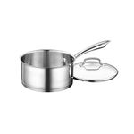 Cuisinart Professional Stainless Saucepan with Cover, 3-Quart, Stainless Steel