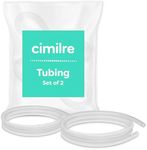 Cimilre Tubing, Breast Pump Tubing Connects Cimilre Breast Pump Motor to Cimilre Collection Kit, Replacement Tubing for Single or Double Pumping (Set of 2)