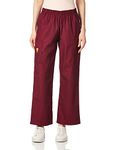 WonderWink Women's Scrubs Quebec Full Elastic Cargo Pant, Wine, Large/Tall