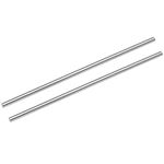 uxcell Round Steel Rod, 4mm HSS Lathe Bar Stock Tool 150mm Long, for Shaft Gear Drill Lathes Boring Machine Turning Miniature Axle, Cylindrical Pin DIY Craft Tool, 2pcs