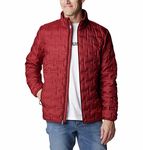 Columbia Mens Delta Ridge Down Jacket, Red Jasper, L