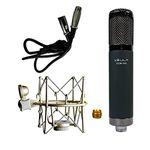 VAULT CCM-340 Condenser Cardioid Microphone with Shock Mount, XLR Cable and Case