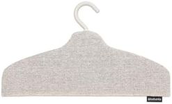 Brabantia - Steam Clothes Hanger - Solid Surface for High-Pressure Steaming on Collars and Shoulders - Quick & Easy Results - Double-Sided Use - Versatile 360° Rotating Hook - Gray