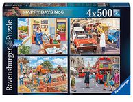 Ravensburger Happy Days Collection No.6 Nostalgic Work Day Memories 4x 500 Piece Jigsaw Puzzles for Adults and Kids Age 10 Years Up