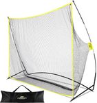 PodiuMax 10x7ft Golf Hitting Net | Driving Range for Backyard & Indoor | Also Suitable for Soccer, Baseball, Softball Practice with Carrying Bag (Hitting Net)