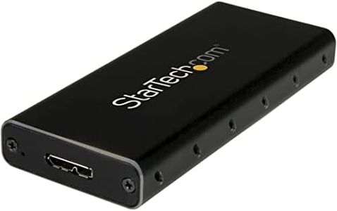 StarTech.com Boîtier USB 3.1 (10 Gb/s) pour disque mSATA - Stockage de données portable pour mSATA et mSATA Mini - Aluminium (SMS1BMU313)