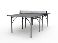 Stag Iconic Midi Series Table Tennis Table| Easily Foldable Space Saving Ping Pong Table| Mid-Size Indoor-Outdoor Portable T.T Table with 12mm Top Thicknes-(1 Playset & Net Post Included)