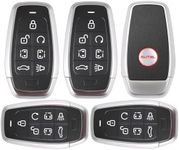 Autel MaxiIM IKEY, IKEYAT7TPRS, 5PCS Programmable Smart Keys, Universal Car Key Work with Autel KM100 IM508S, Key Fob Programming, 700+ Vehicles Key Replacement, Key Creation/Clone, 7 Buttons