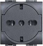 BTICINO SL4140 V16ff LivingLight Flat Living Socket German/Italian Anthracite