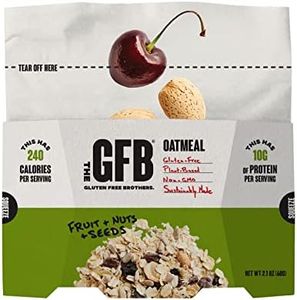 The Gluten Free Brothers, Protein Oatmeal Cup (Pop-up), Fruit, Nuts and Seeds, 2 Ounce (Pack of 6), Gluten Free, Non GMO