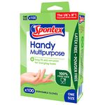 Spontex 100 Handy Multipurpose Disposable Gloves