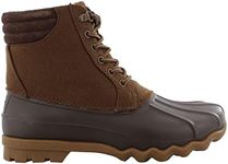Sperry Top-Sider Men's Avenue Duck Wool Rain Boot, Brown, 8 M US