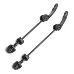 DEERU Road Mountain Bicycle MTB Wheel Hub Front and Rear Skewers Quick Release Clip Bolt Lever Axle QR 145/185 mm a Pair