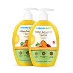 Mamaearth Ubtan Sunscreen Body Lotion SPF 30 with Turmeric & Saffron for Glowing Skin – 300 ml (Pack of 2)