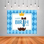 WoW Party Studio Adult Male Birthday Decoration Theme Background/Backdrop Banner 20th, 30th, 50th, 60th Party - 4ft x 5ft