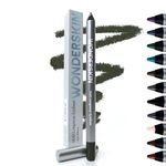 Wonderskin 1440 Longwear Green Eyeliner Pencil - Waterproof, Sharpenable Eyeliner Pencil and Smudge Proof Green Eye Liner Pencils (Olive)